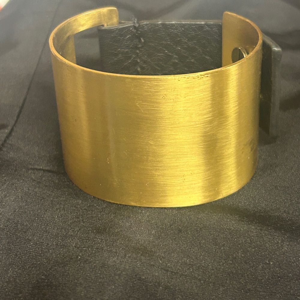 JENNY BIRD JANE CUFF IN HIGH POLISH GOLD - Picture 5 of 16